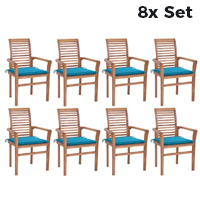 8X Garden Chairs