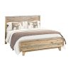 Bed Frame Double Size Rustic Timber