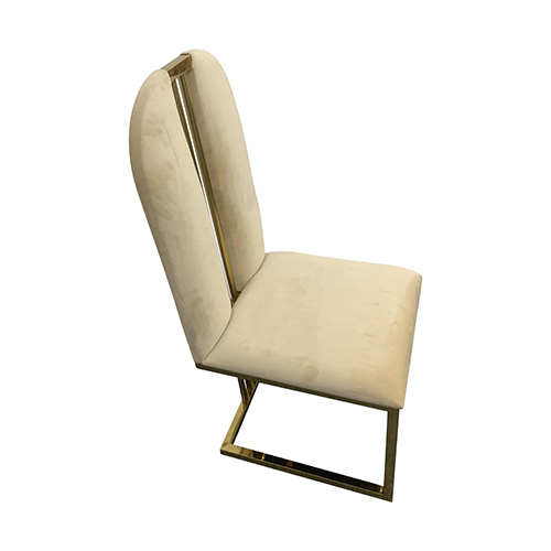 2X Fancy Dining Chair Beige Colour