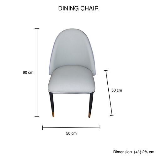 2X Dining Chairs Purple Colour Premium Leatherette Carbon Steel Frame Firm Support