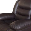 Single Seater Recliner Sofa Chair In Faux Leather Lounge Couch Armchair in Brown