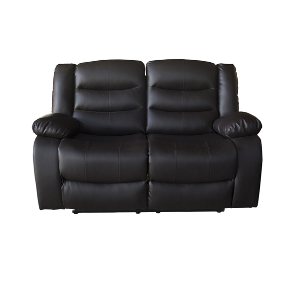 3+2+1 Seater Recliner Sofa In Faux Leather Lounge Couch in Brown