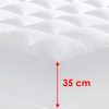 1000GSM Memory Resistant Microball Fill Mattress Topper Super King
