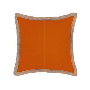 Hampton Linen Cushion Cover 50 x 50 cm Pumpkin
