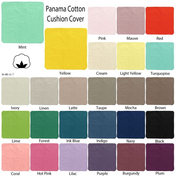 Panama 100% Cotton Cushion Cover Mint