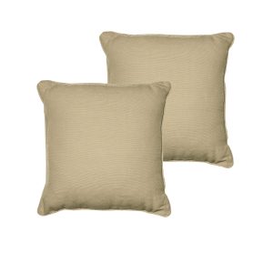 Set of 2 London Cotton Cushion Cover – Taupe