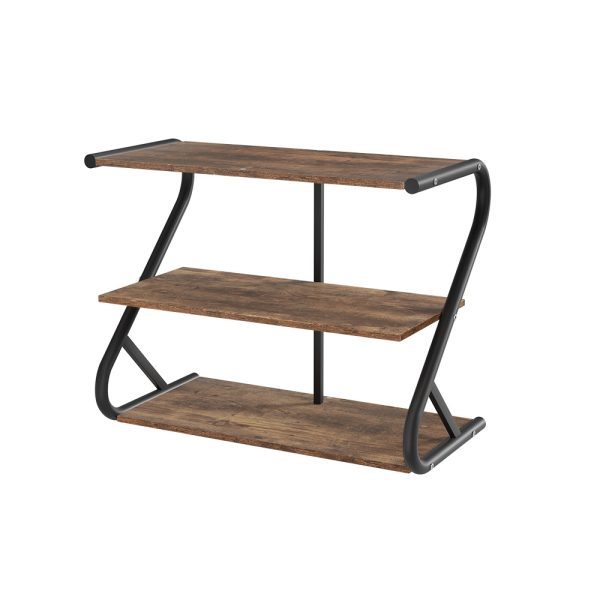 Shoe Rack Storage Shelves Organiser 3 Tiers Shoe Stand Industrial Black