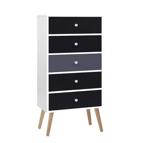 5 Chest of Drawers – BONDS White