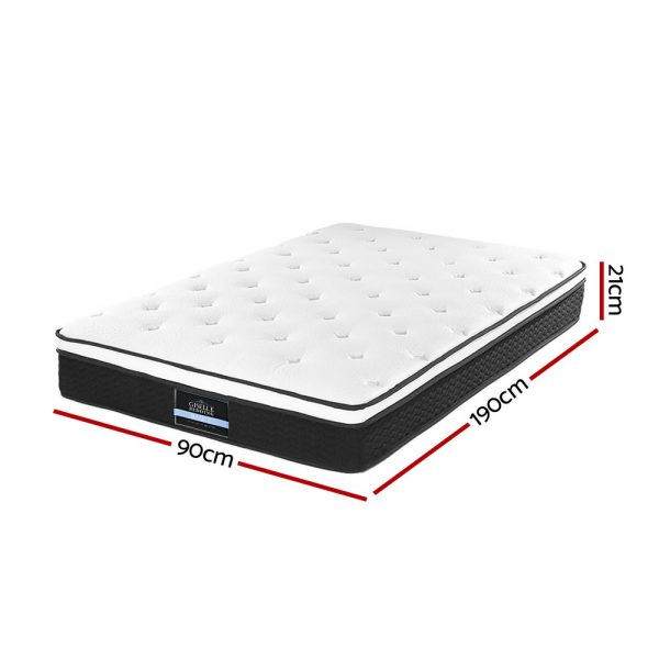 Barnstaple Bedding Bonita Euro Top Bonnell Spring Mattress 21cm Thick