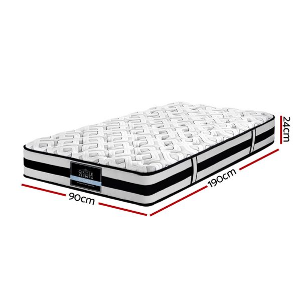 Barton Bedding Rumba Tight Top Pocket Spring Mattress 24cm Thick