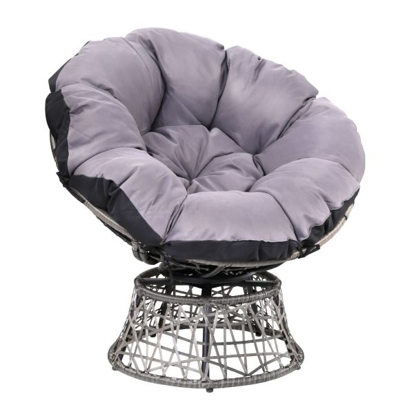 Outdoor Papasan Chairs Lounge Setting Patio Furniture Wicker