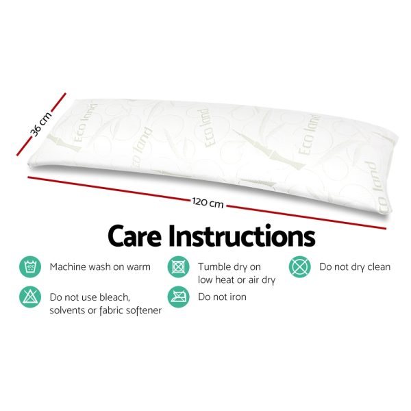 Body Support Pillow Bamboo Cover