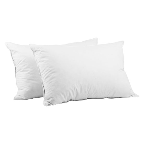 Bedding Duck Feather Down Twin Pack Pillow