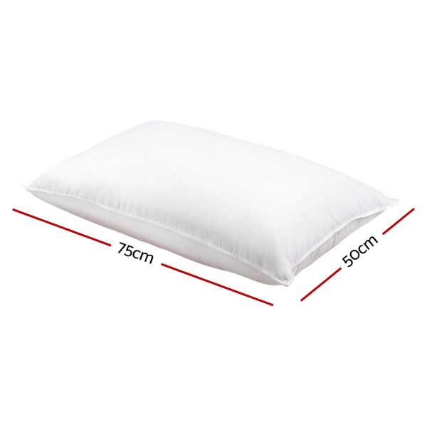 Bedding Duck Feather Down Twin Pack Pillow