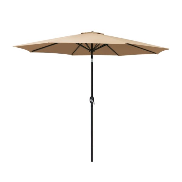 Outdoor Umbrella Umbrellas Beach Pole Garden Tilt Sun Patio UV 2.7m