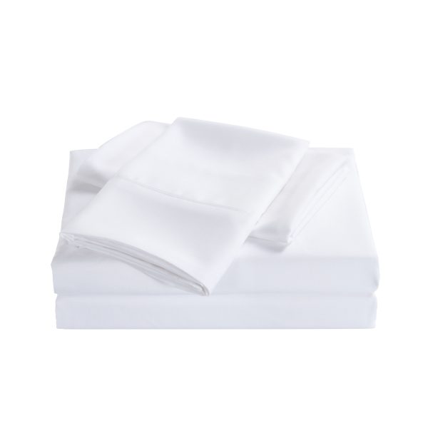 Royal Comfort 2000 Thread Count Bamboo Cooling Sheet Set Ultra Soft Bedding White