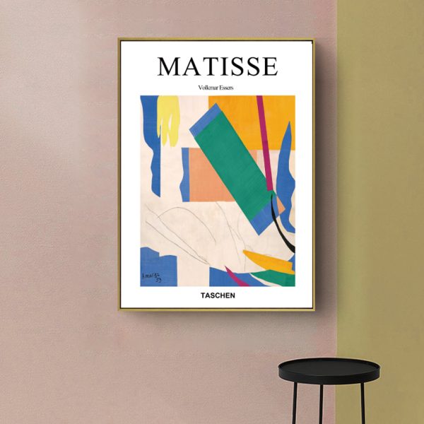 Abstract colour by Henri Matisse Gold Frame Canvas Wall Art