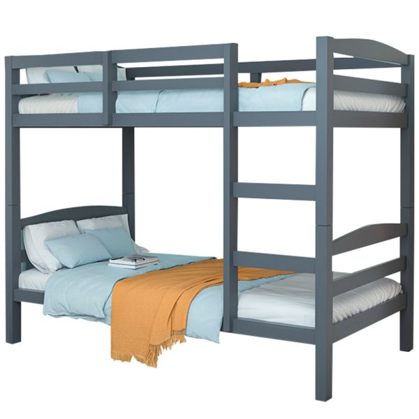 Kingston SlBunk Bed Frame Single Wooden Children Timber PIne Wood Loft Kids Bedroom Furniture