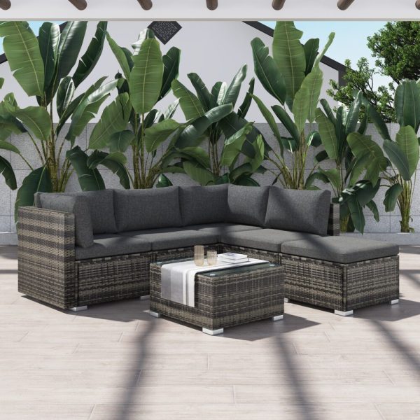 Ottoman-Style Outdoor Lounge Set