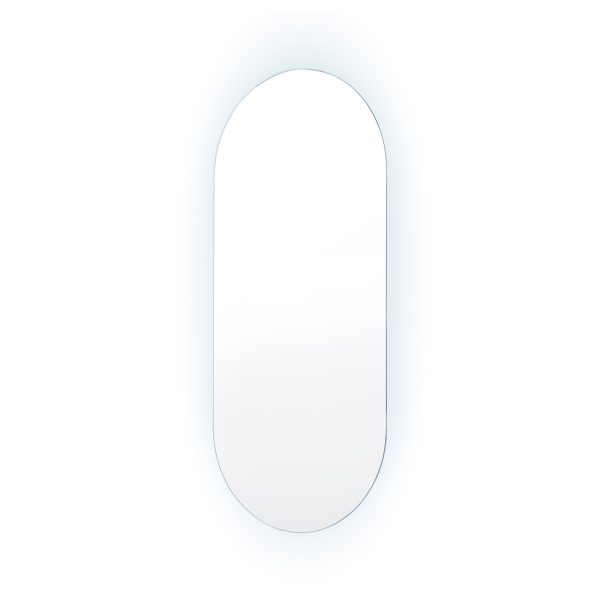 La Bella LED Wall Mirror Oval Touch Anti-Fog Makeup Decor Bathroom Vanity