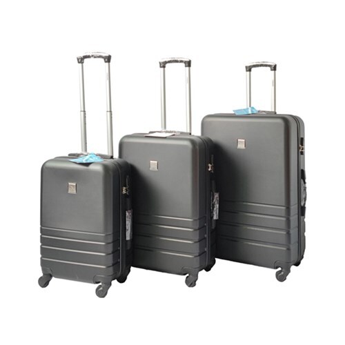 ABS Luggage Suitcase Set 3 Code Lock Travel Carry Bag Trolley 50/60/70