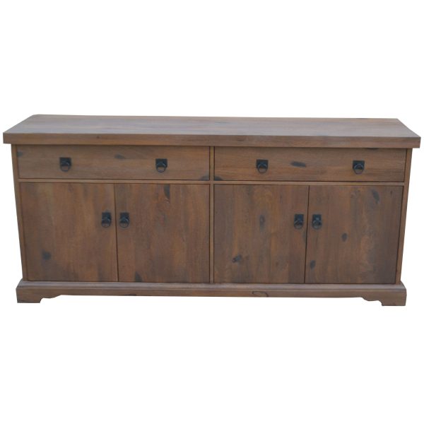 Florence Buffet Table 180cm 2 Door 4 Drawer Solid Mango Timber Wood