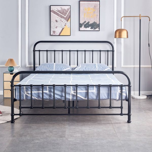 Amarillo Bed Size Metal Frame Platform Mattress Base