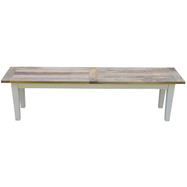 Lavasa Dining Bench Seat Mango Wood French Provincial Farmhouse Furniture