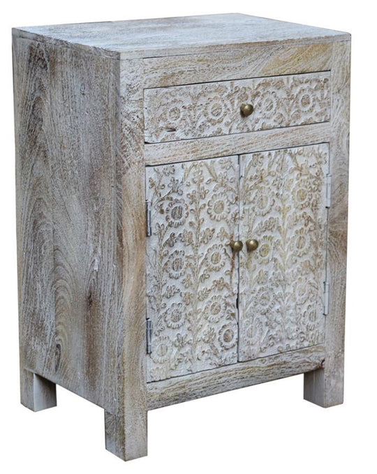 Mountain 2 drawer bedside in bird design