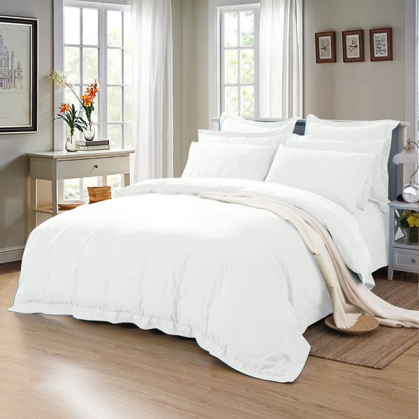 1000TC Tailored Duvet Doona Quilt Cover Set