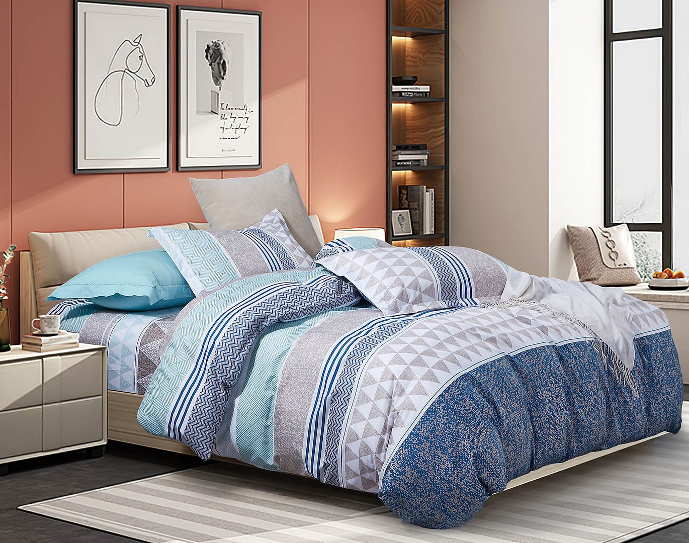 Danya Quilt Doona Duvet Cover Set