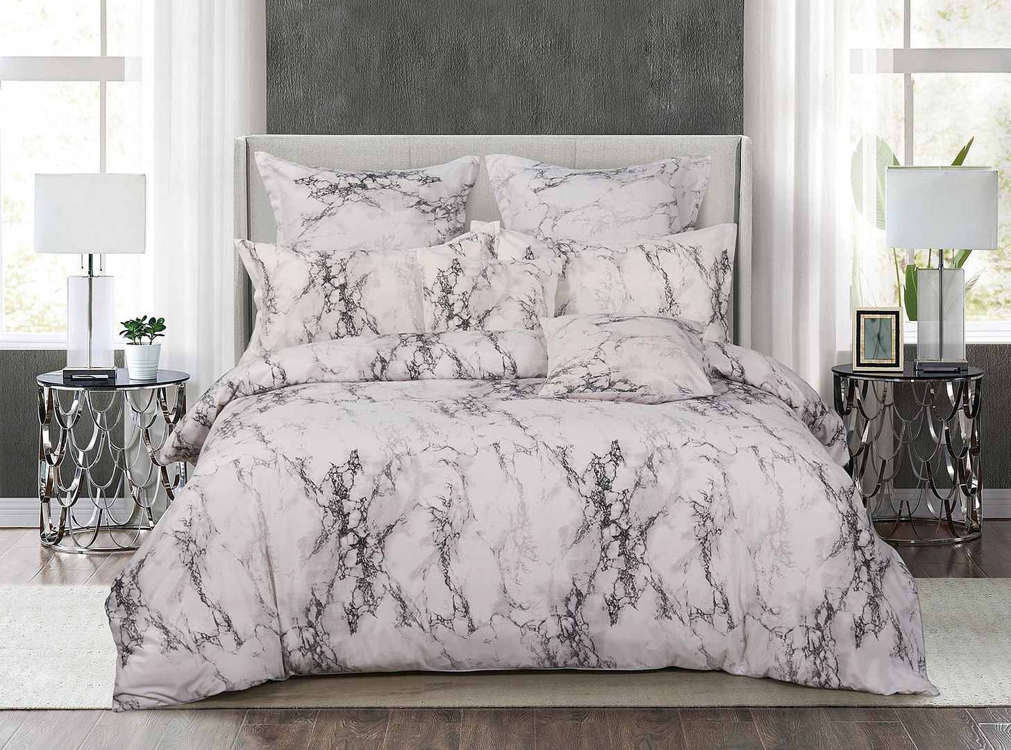 Marble Duvet Doona Quilt Cover Set