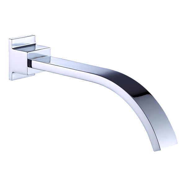 180mm Bath Spout Polished Chrome Finish