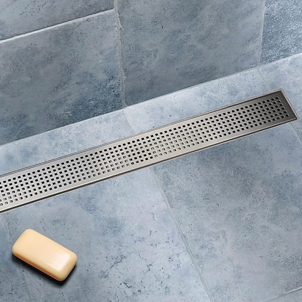 Bathroom Shower Grate Drain w/Centre outlet Floor Waste