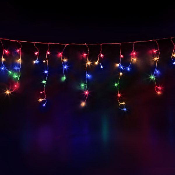 Jingle Jollys 800 LED Christmas Icicle Lights