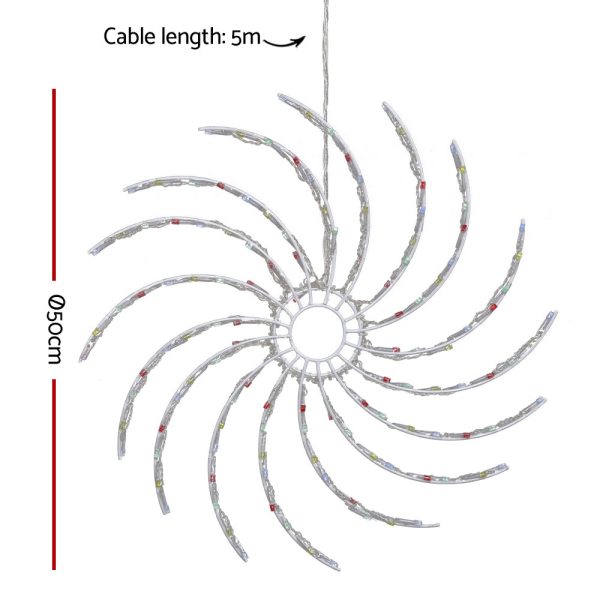 Christmas Lights 50cm Spin 128 LED? Decorations