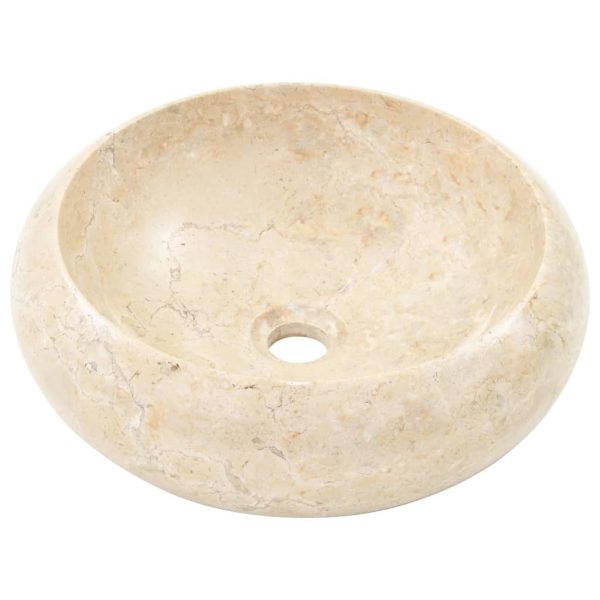 Sink 40×12 cm Marble – Cream