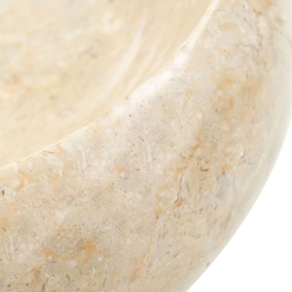 Sink 40×12 cm Marble – Cream