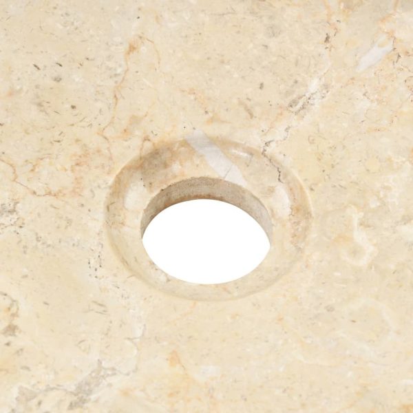 Sink 40×12 cm Marble – Cream