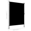 Outdoor Roller Blind 150×270 cm Anthracite
