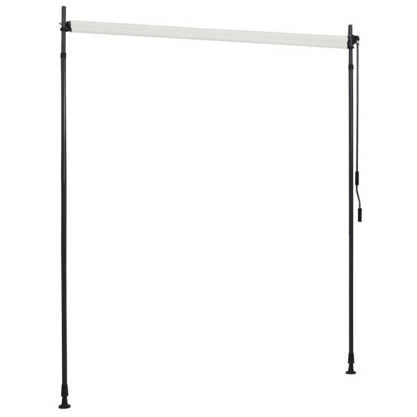 Outdoor Roller Blind 200×270 cm Cream