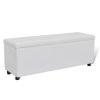 Storage Bench White Medium Size