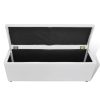 Storage Bench White Medium Size