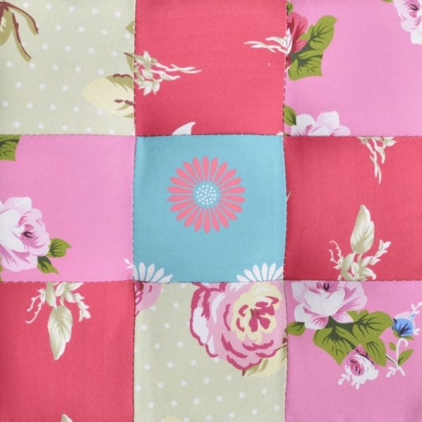 Patchwork Foot Stool Hocker Pastoralism Style Quality