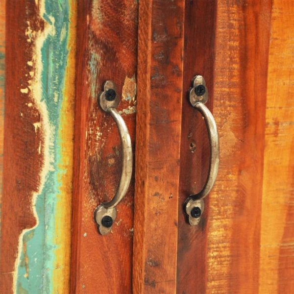 Reclaimed Cabinet Solid Wood with 2 Doors Vintage