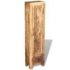 Vanity Cabinet with Mirror and 2 Side Cabinets Solid Mango Wood