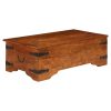 Coffee Table Solid Acacia Wood Sheesham Finish 110x55x35 cm