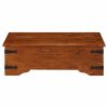 Coffee Table Solid Acacia Wood Sheesham Finish 110x55x35 cm