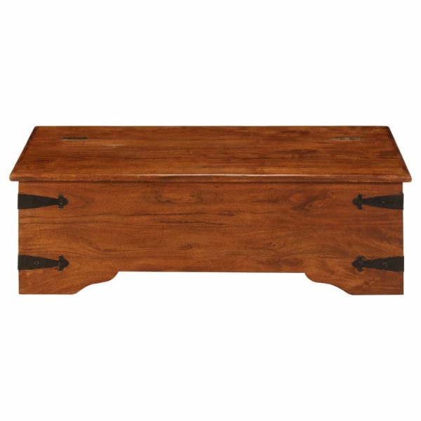 Coffee Table Solid Acacia Wood Sheesham Finish 110x55x35 cm