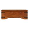 Coffee Table Solid Acacia Wood Sheesham Finish 110x55x35 cm